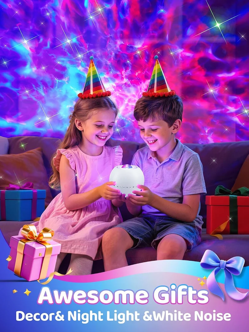 Sternenhimmel Projektor Galaxy Projector Geschenke Nachttischlampe