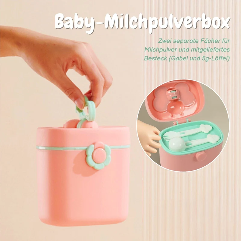 Baby-Milchpulverbox Behälter Lebensmittelbox Milchpulverspender Aufbewahrungsbox