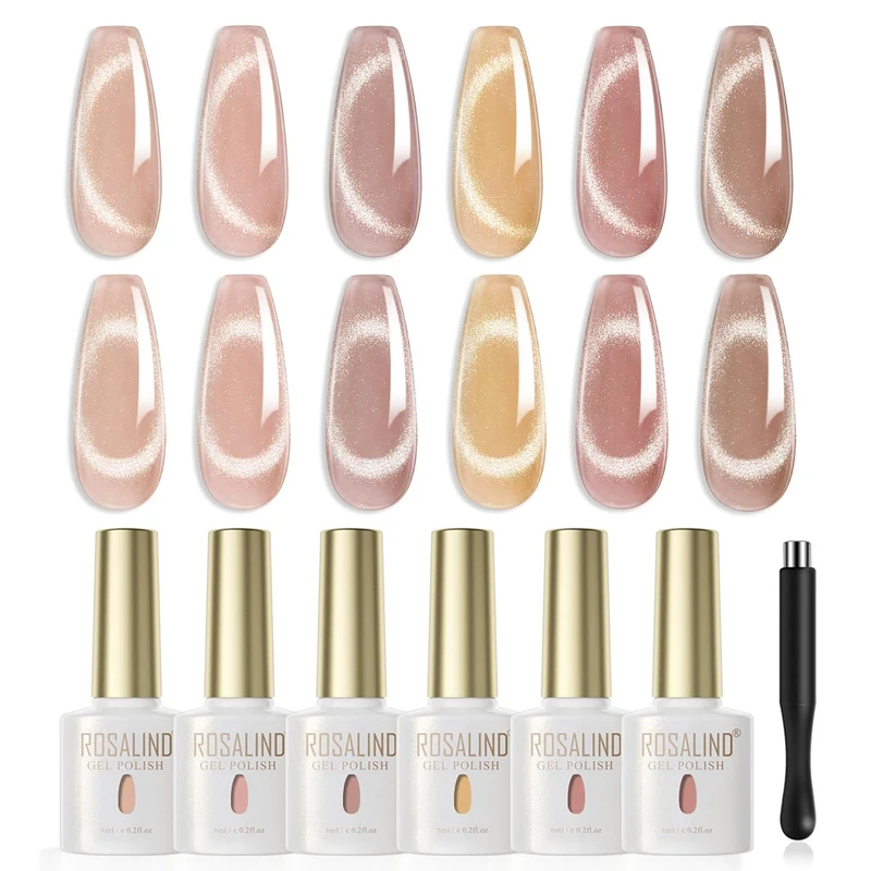 UV Nagellack Thermo 6 Farben UV Gellack Farbwechsel Gel Nagellack