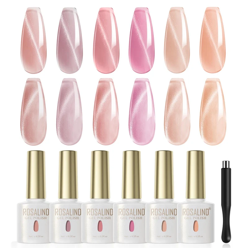 UV Nagellack Thermo 6 Farben UV Gellack Farbwechsel Gel Nagellack
