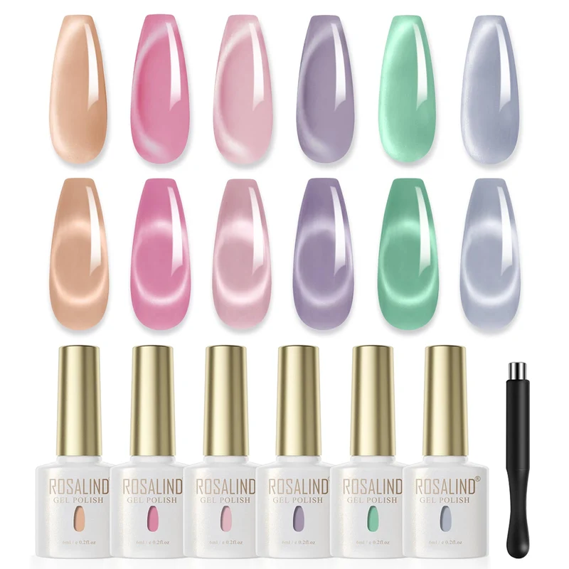 UV Nagellack Thermo 6 Farben UV Gellack Farbwechsel Gel Nagellack