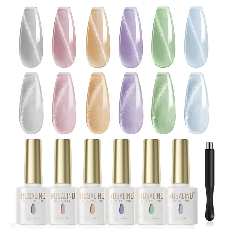 UV Nagellack Thermo 6 Farben UV Gellack Farbwechsel Gel Nagellack