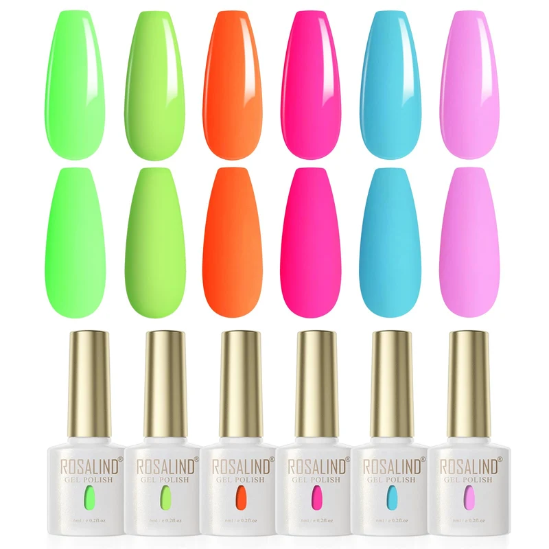 UV Nagellack Thermo 6 Farben UV Gellack Farbwechsel Gel Nagellack
