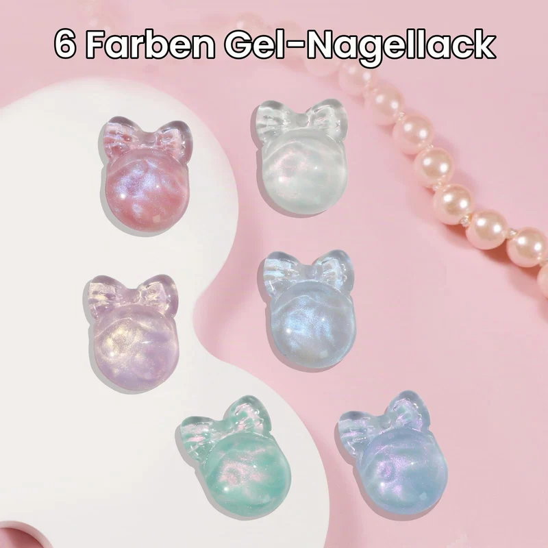 UV Nagellack Thermo 6 Farben UV Gellack Farbwechsel Gel Nagellack