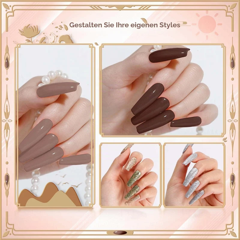 UV Nagellack Thermo 6 Farben UV Gellack Farbwechsel Gel Nagellack