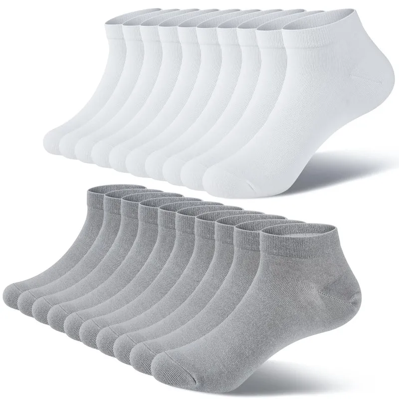 Sneaker Socken Herren Damen 10 Paar Kurzsocken Baumwolle