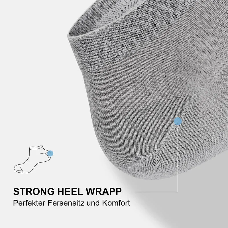 Sneaker Socken Herren Damen 10 Paar Kurzsocken Baumwolle