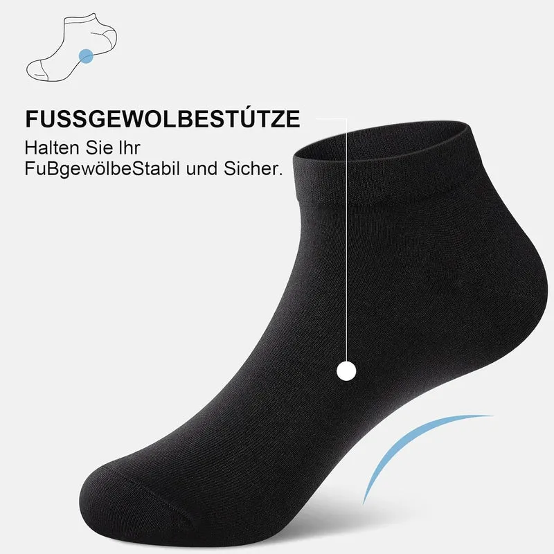 Sneaker Socken Herren Damen 10 Paar Kurzsocken Baumwolle
