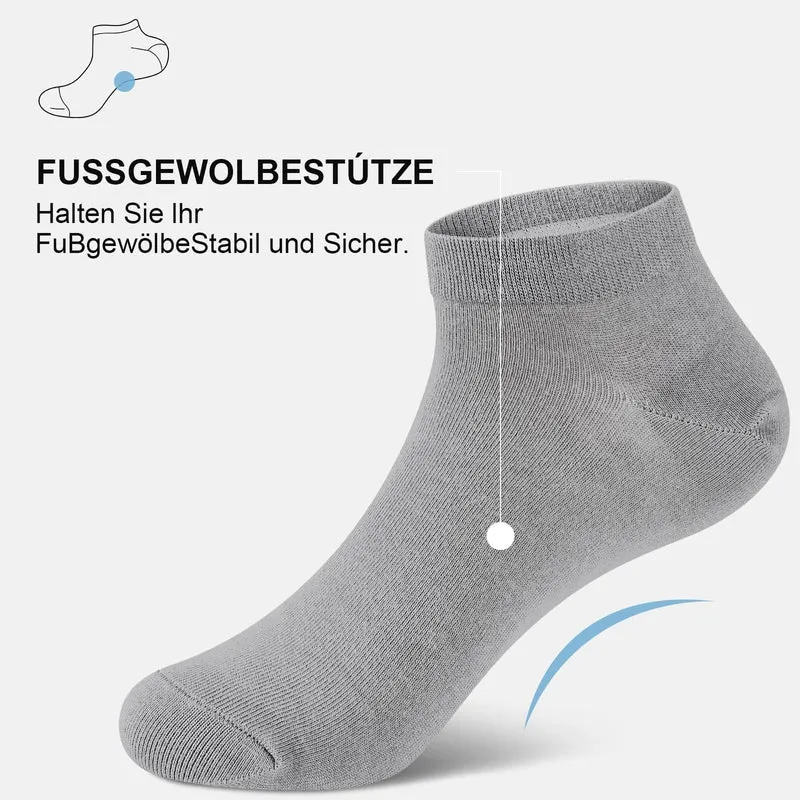Sneaker Socken Herren Damen 10 Paar Kurzsocken Baumwolle