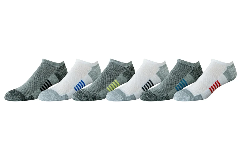 Funktions-Sport-Socken für Herren, Socken aus Baumwolle, gepolstert, 6 Paar