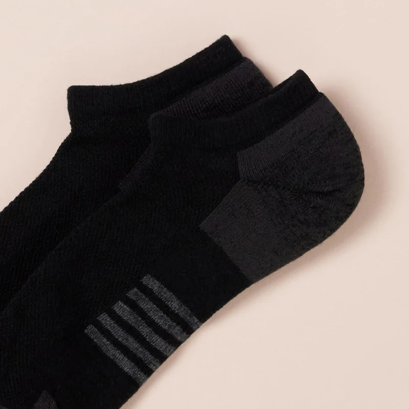 Funktions-Sport-Socken für Herren, Socken aus Baumwolle, gepolstert, 6 Paar