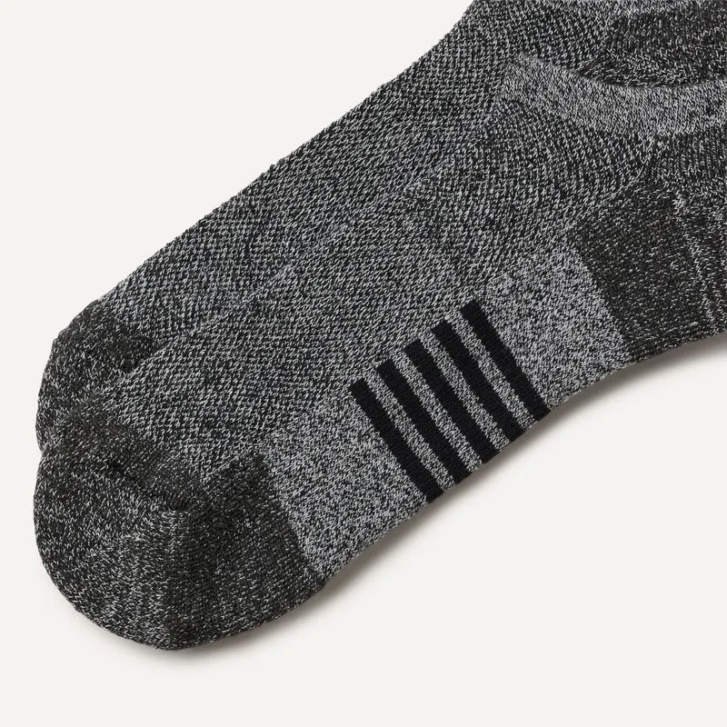 Funktions-Sport-Socken für Herren, Socken aus Baumwolle, gepolstert, 6 Paar
