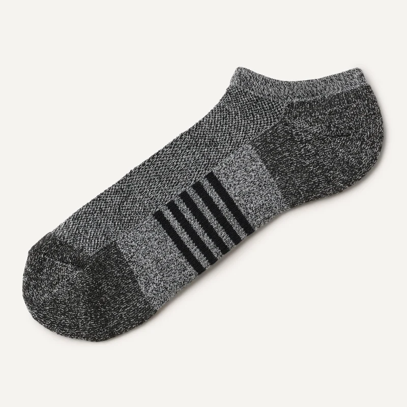 Funktions-Sport-Socken für Herren, Socken aus Baumwolle, gepolstert, 6 Paar