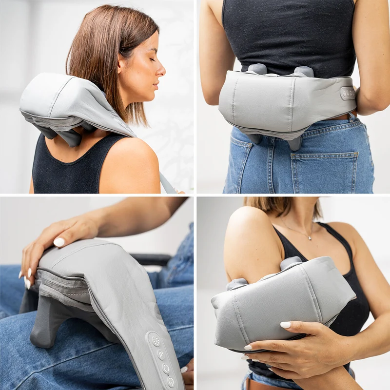 6D-Nacken- und Rückenmassagegerät wiederaufladbar Silax InnovaGoods KD