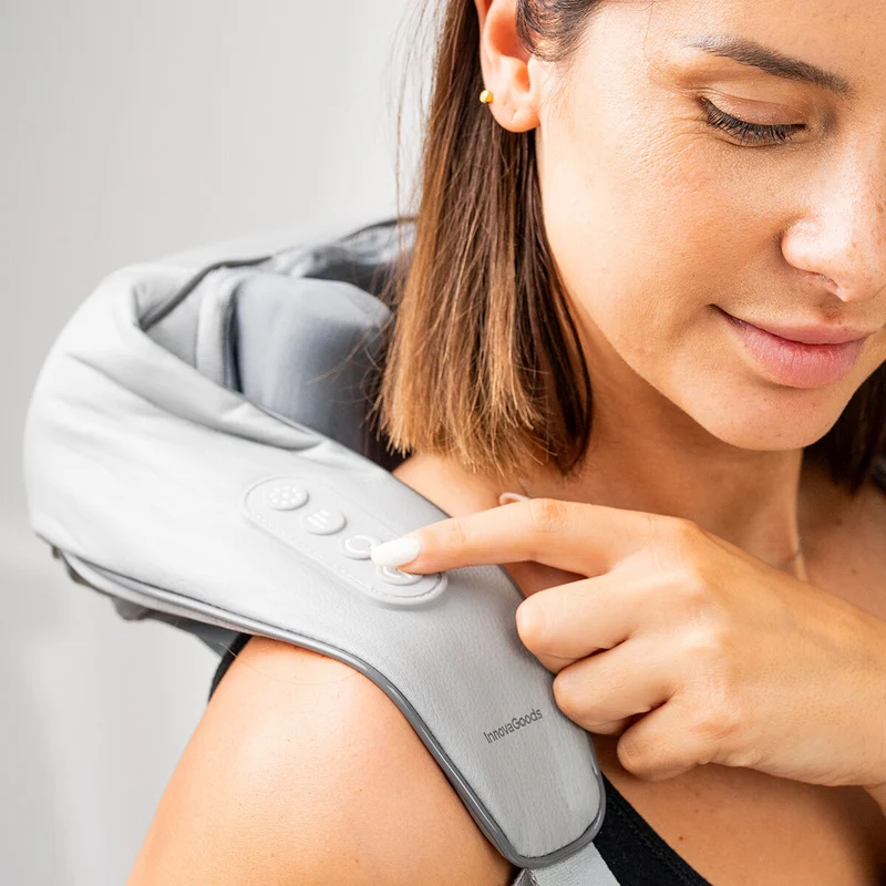 6D-Nacken- und Rückenmassagegerät wiederaufladbar Silax InnovaGoods KD
