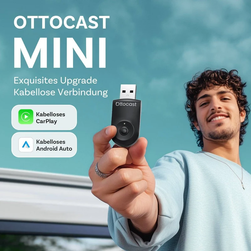 Mini Wireless CarPlay & Android Auto Adapter 2025 – Kabellose Verbindung im Auto | Cervora