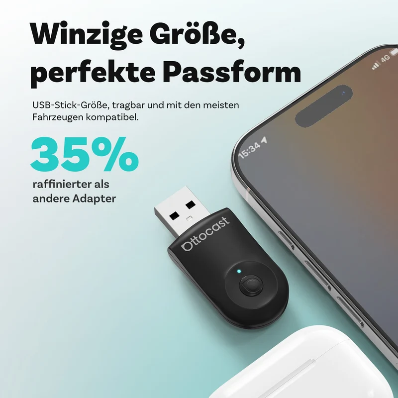 Mini Wireless CarPlay & Android Auto Adapter 2025 – Kabellose Verbindung im Auto | Cervora