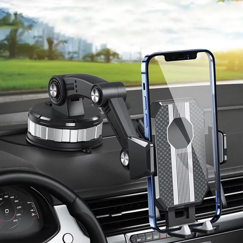 Auto-Handyhalterung mit Saugnapf – Sicherer Halt & 360° Flexibilität | Cervora