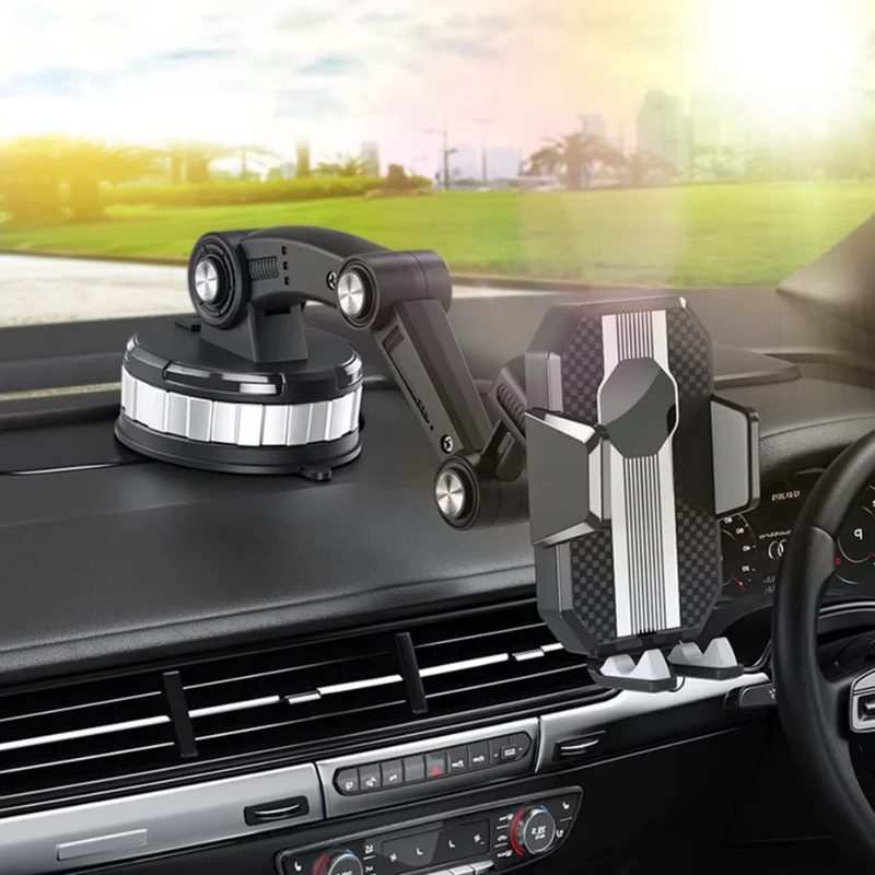 Auto-Handyhalterung mit Saugnapf – Sicherer Halt & 360° Flexibilität | Cervora
