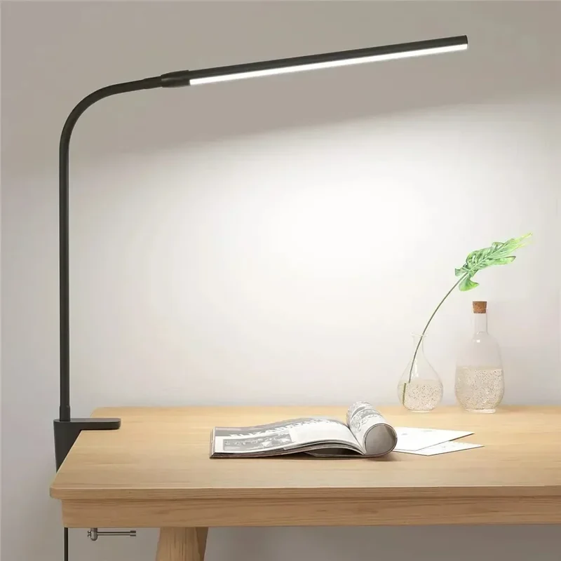 Dimmbare Doppelkopf-LED Schreibtischlampe – Augenfreundliches Licht für Produktives Arbeiten | Cervora