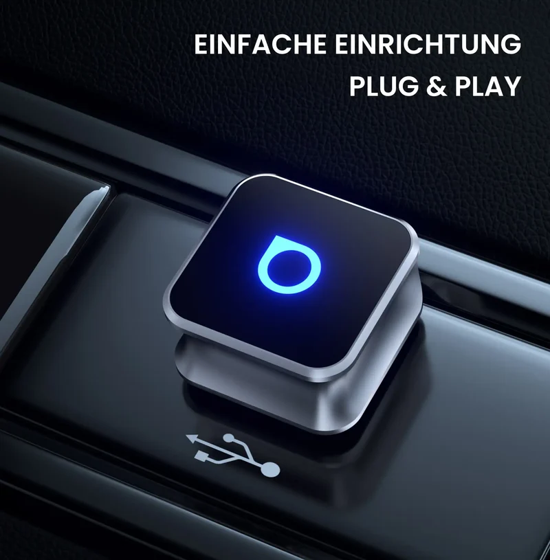 Cervora Mini Cube 3.0 – Wireless CarPlay & Android Auto Adapter