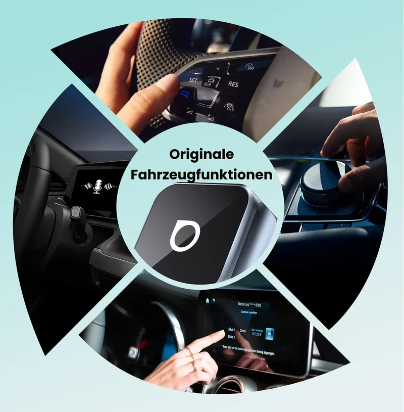 Cervora Mini Cube 3.0 – Wireless CarPlay & Android Auto Adapter