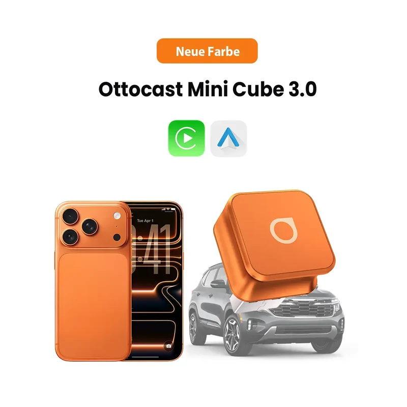 Cervora Mini Cube 3.0 – Wireless CarPlay & Android Auto Adapter