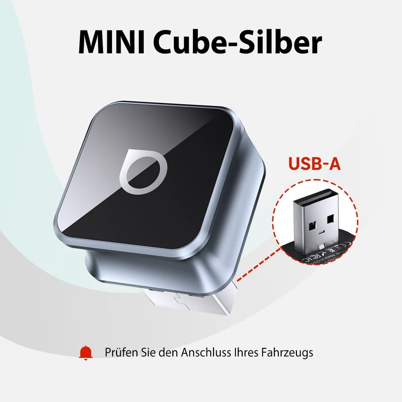 Cervora Mini Cube 3.0 – Wireless CarPlay & Android Auto Adapter