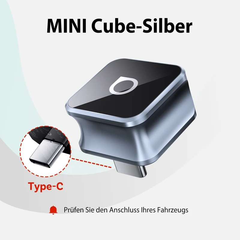 Cervora Mini Cube 3.0 – Wireless CarPlay & Android Auto Adapter