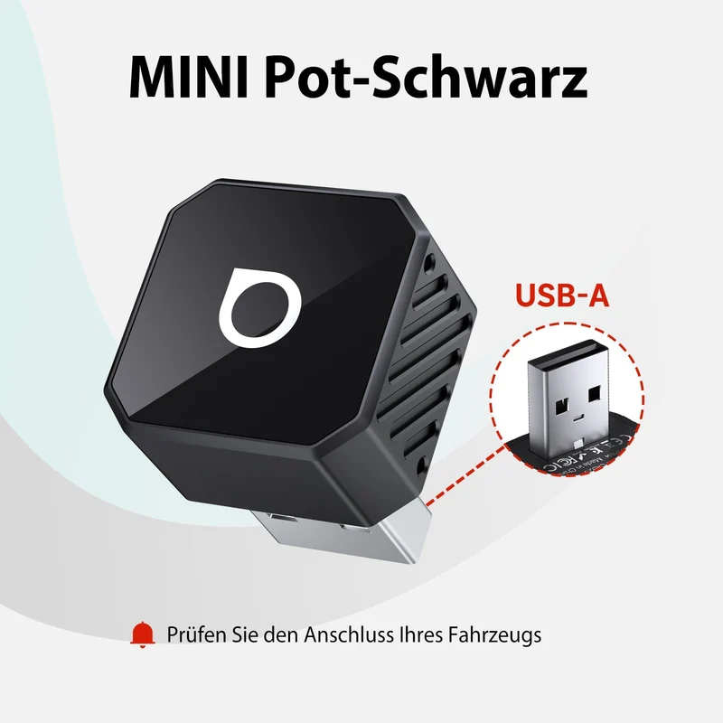 Cervora Mini Cube 3.0 – Wireless CarPlay & Android Auto Adapter