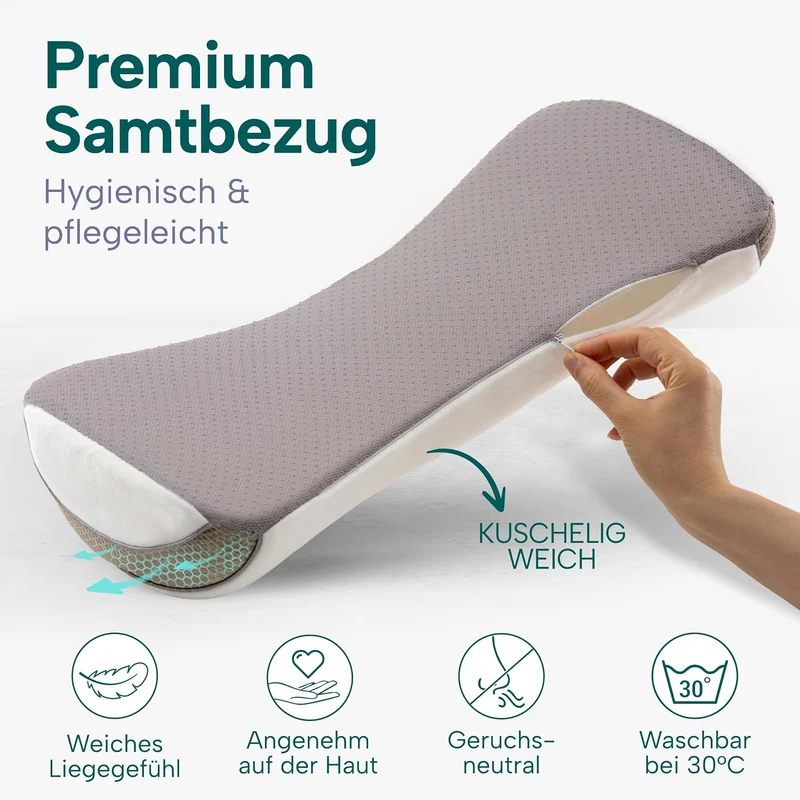 Knierolle Lagerungsrolle – Beinhochlagerung in Rückenlage