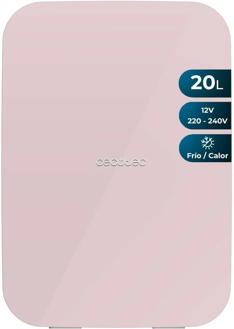 Mini-Kühlschrank / 12V-220V, Kompatibel mit Auto und Wohnwagen, Kühl- und Heizfunktion, Temperaturbereich 5-65º, Einfacher Transport.