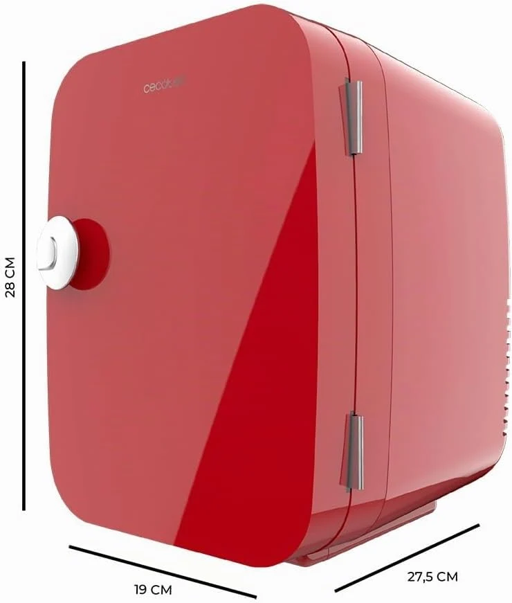 Mini-Kühlschrank / 12V-220V, Kompatibel mit Auto und Wohnwagen, Kühl- und Heizfunktion, Temperaturbereich 5-65º, Einfacher Transport.
