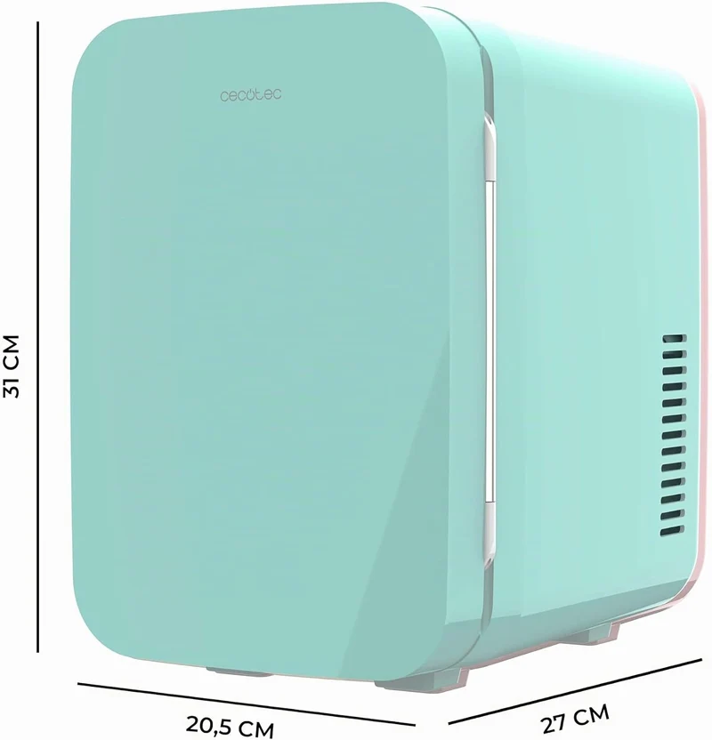 Mini-Kühlschrank / 12V-220V, Kompatibel mit Auto und Wohnwagen, Kühl- und Heizfunktion, Temperaturbereich 5-65º, Einfacher Transport.