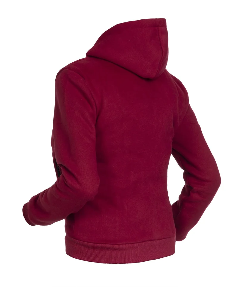 Women’s Heated Hoodie – Dual Heating - Burgundy