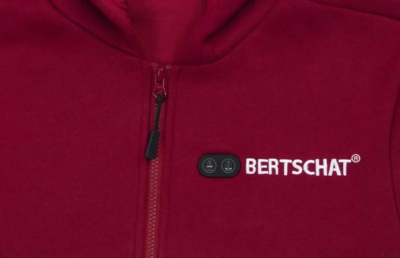 Women’s Heated Hoodie – Dual Heating - Burgundy