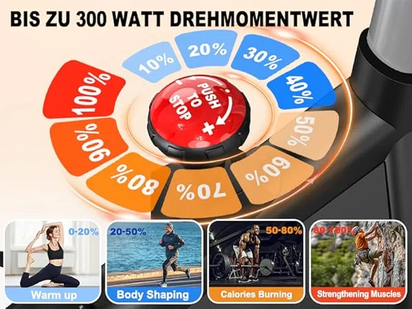 Körperdoc - Heimtrainer Fitnessbike Fahrrad – Magnetwiderstand, Bluetooth, LCD-Display & verstellbarem Sitz, bis 160 kg