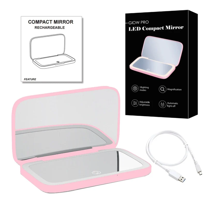 Mini LED Kosmetikspiegel 10x – Präzision & Perfektes Licht für Make-up | Cervora