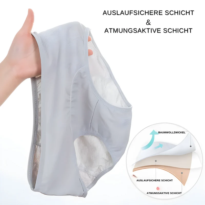 Auslaufsichere Unterwäsche | 100% Saugschutz | Mehrere Farben