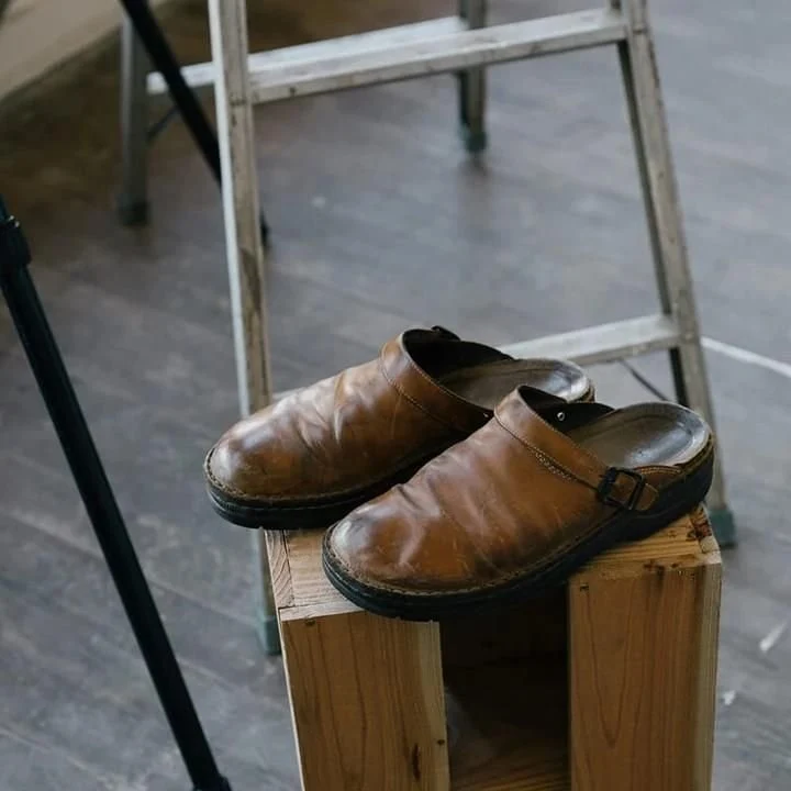 Herren-Lederclogs | Bequemer Slip-On mit Komfortsohle