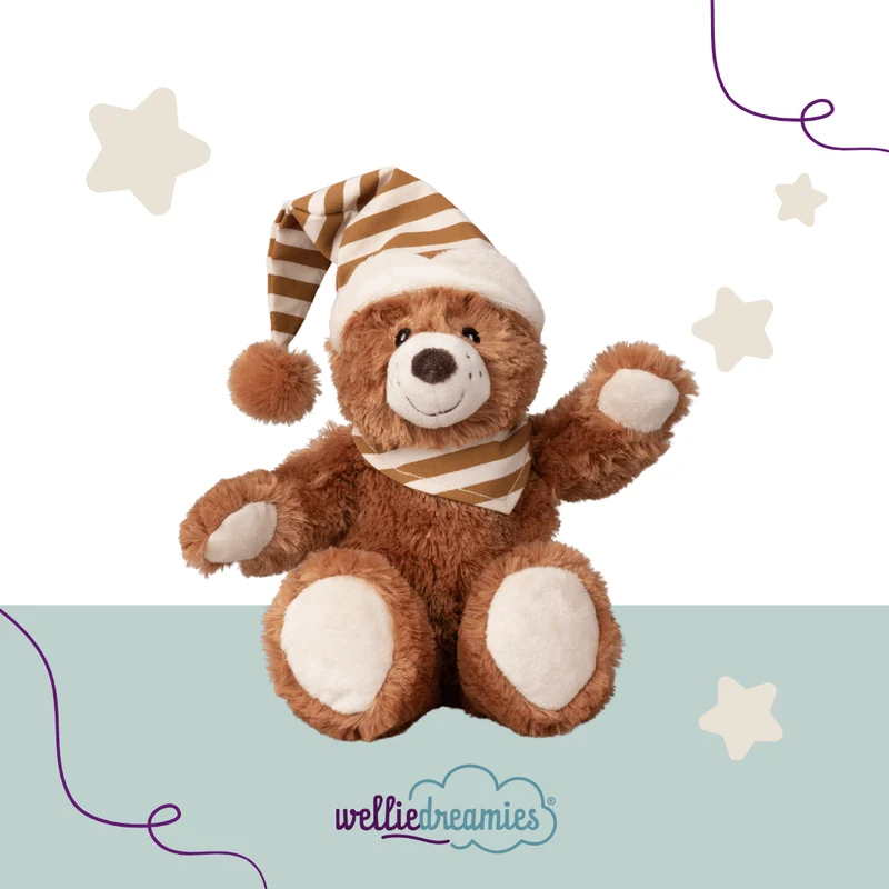 welliedreamies® Schlafbär mit Zirbenfüllung