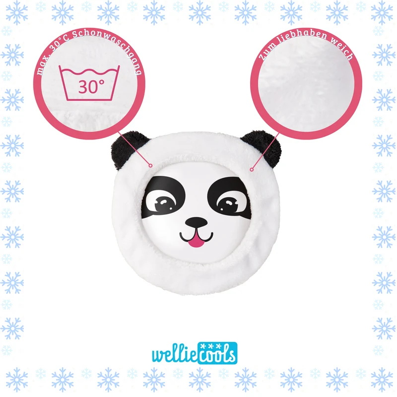 Panda Power Set - 1 Wärmekuscheltier und Kühlpads im Doppelpack