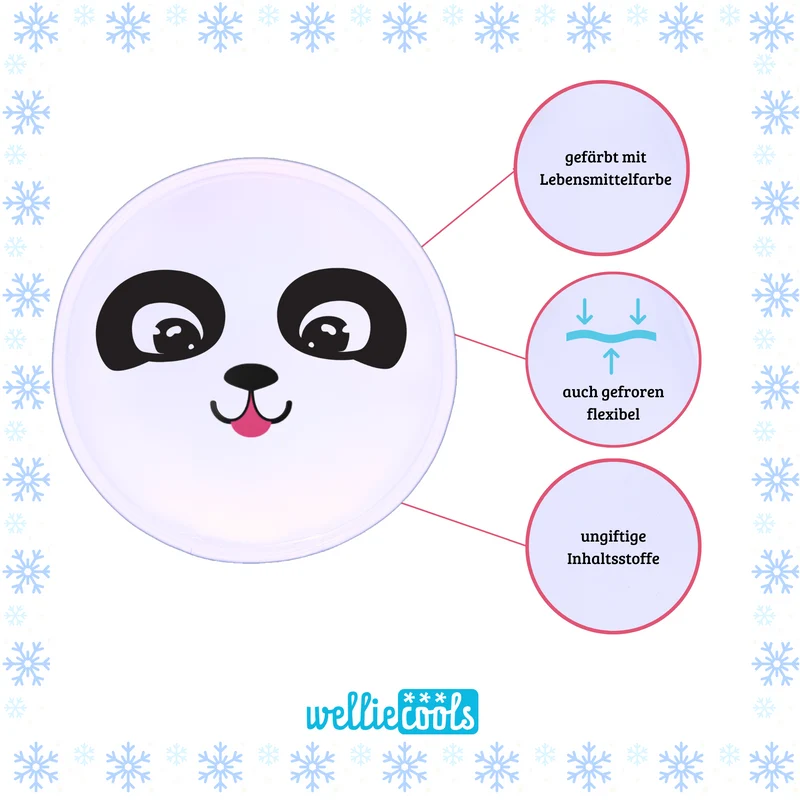 Panda Power Set - 1 Wärmekuscheltier und Kühlpads im Doppelpack