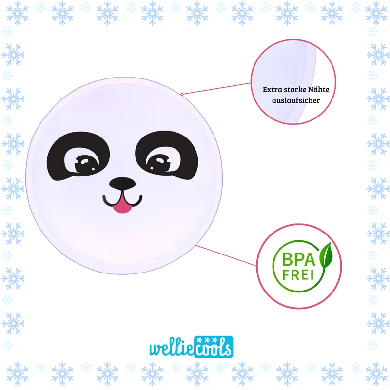 Panda Power Set - 1 Wärmekuscheltier und Kühlpads im Doppelpack