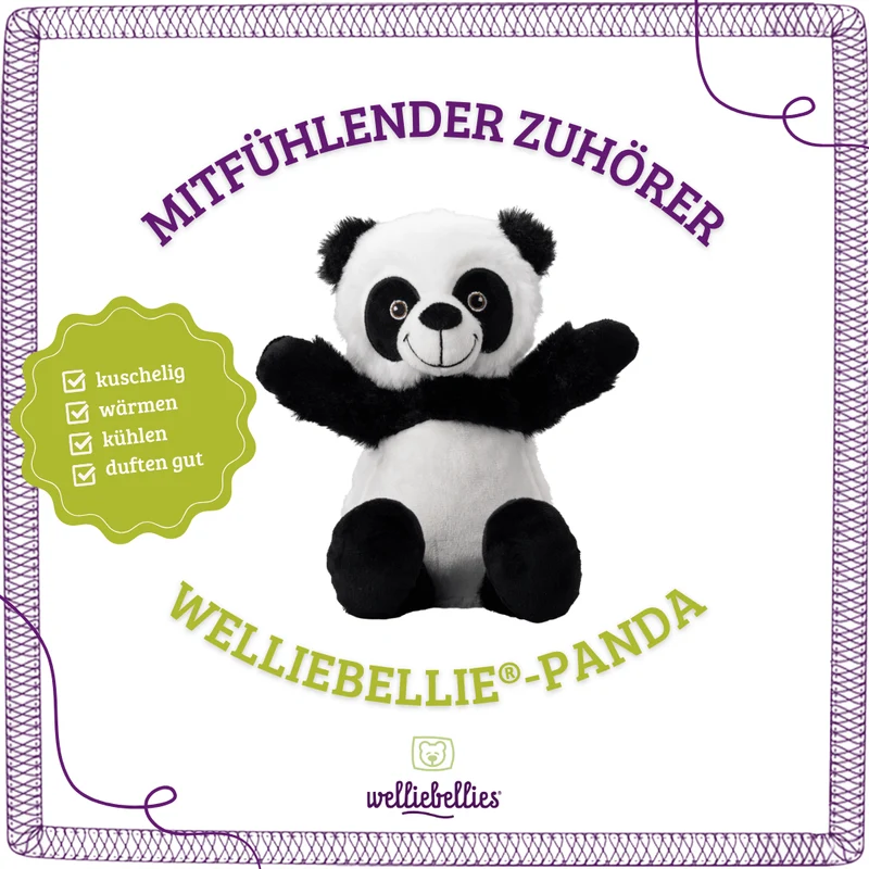 Panda Power Set - 1 Wärmekuscheltier und Kühlpads im Doppelpack