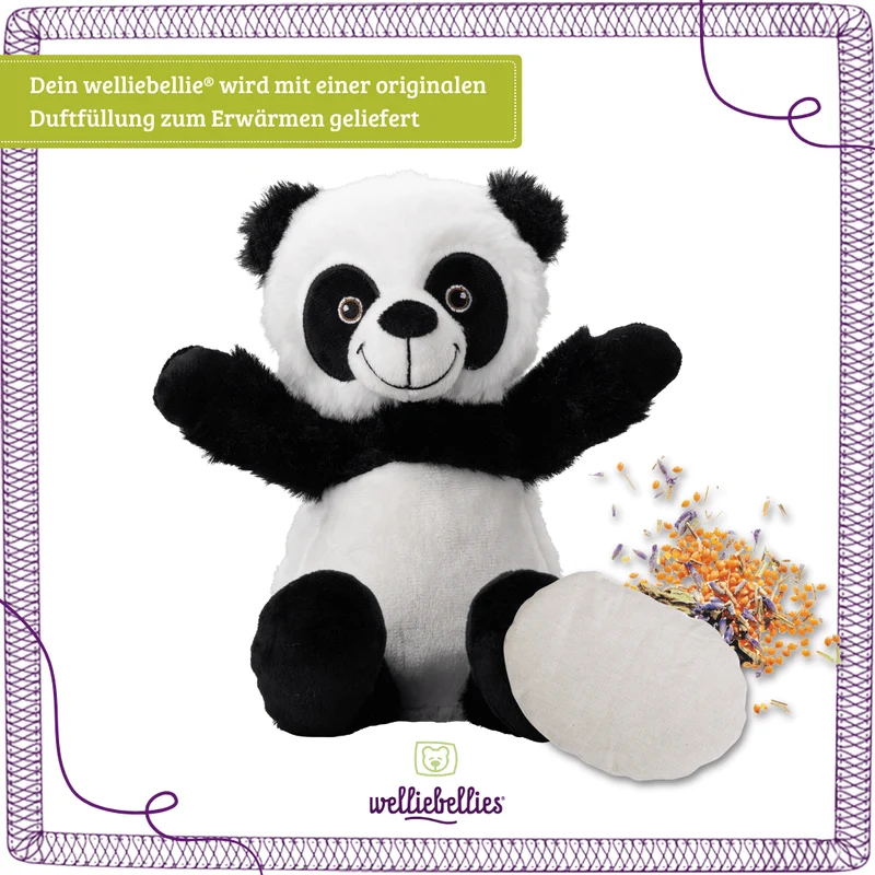 Panda Power Set - 1 Wärmekuscheltier und Kühlpads im Doppelpack