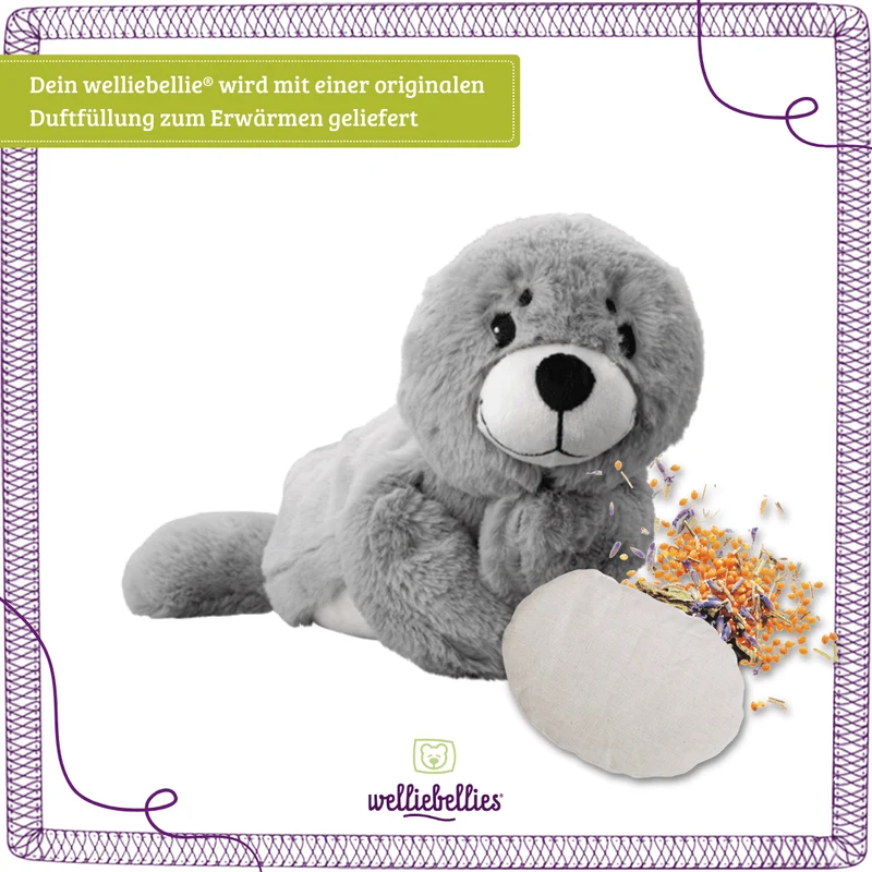 welliebellies® Seehund Wärmekuscheltier