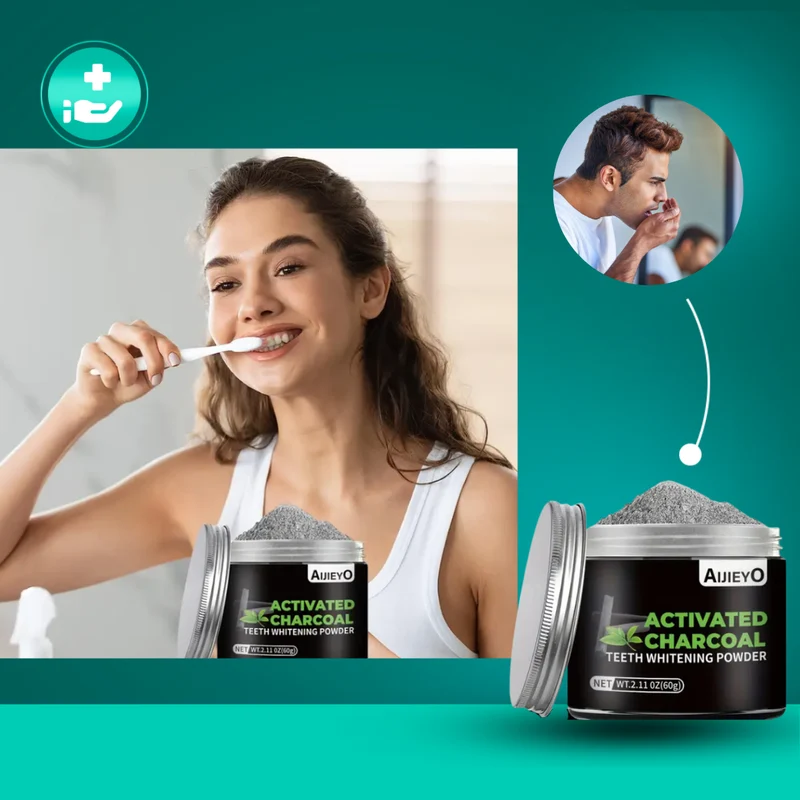 Charcoal FreshPolish™ Zahnaufhellungs-Pulver