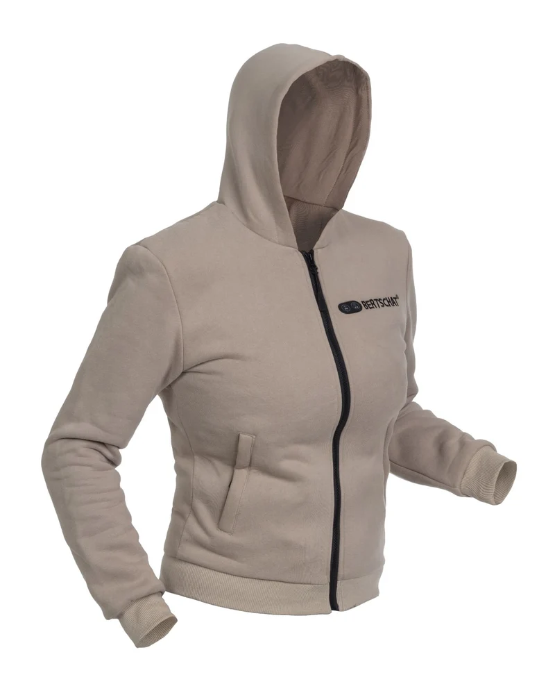 Women’s Heated Hoodie – Dual Heating - Beige