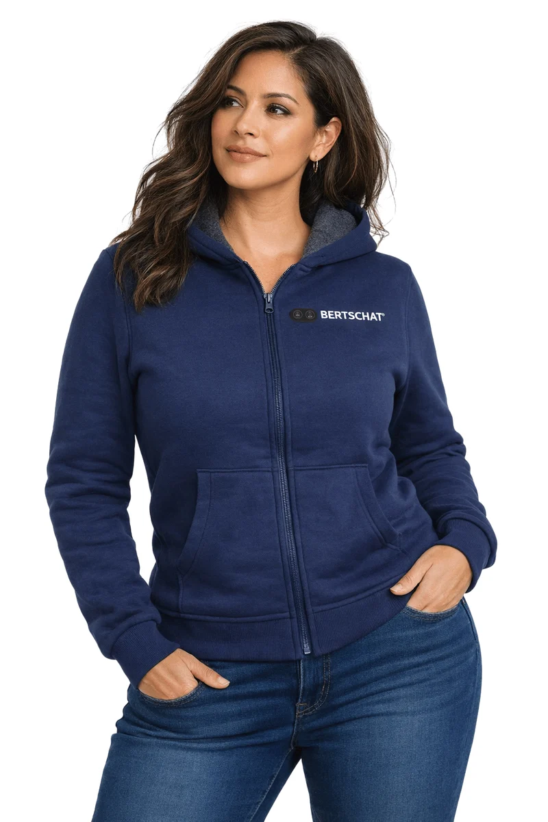 Women’s Heated Hoodie – Dual Heating - Navy Blue